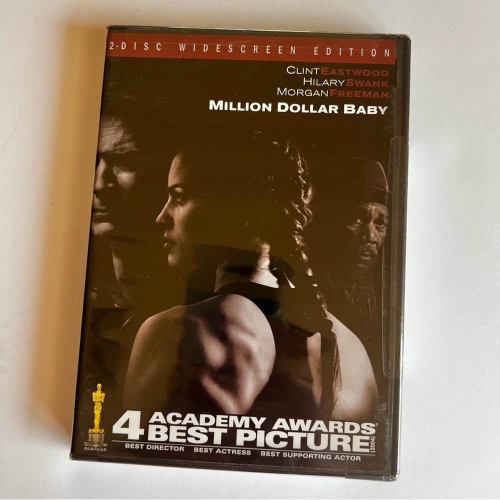 3/$15 Million Dollar Baby DVD Disc NWT Sealed Clint Eastwood 2-disc Set
